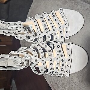 NWOT Steve Madden Mania Leather 7.5M Sandals